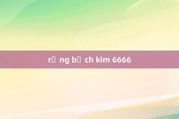 rồng bạch kim 6666